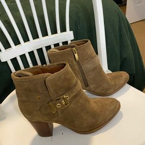 Brown booties